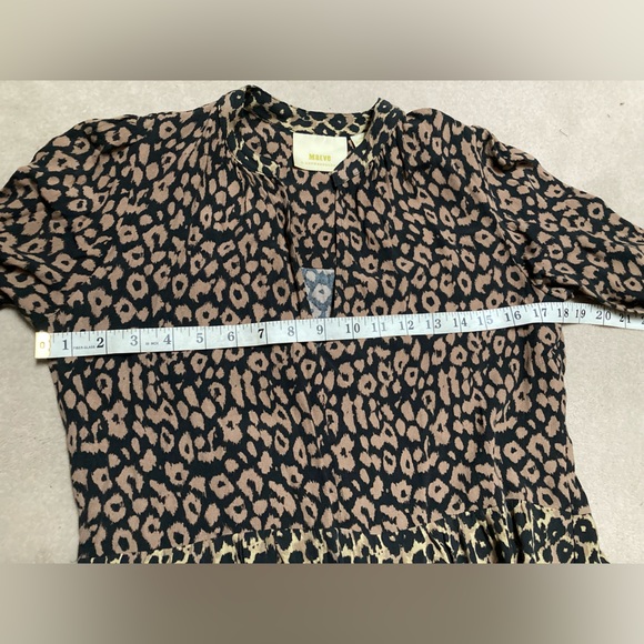 Anthropologie Maeve Juno Printed leopard print Dress Size XS - Picture 7 of 9